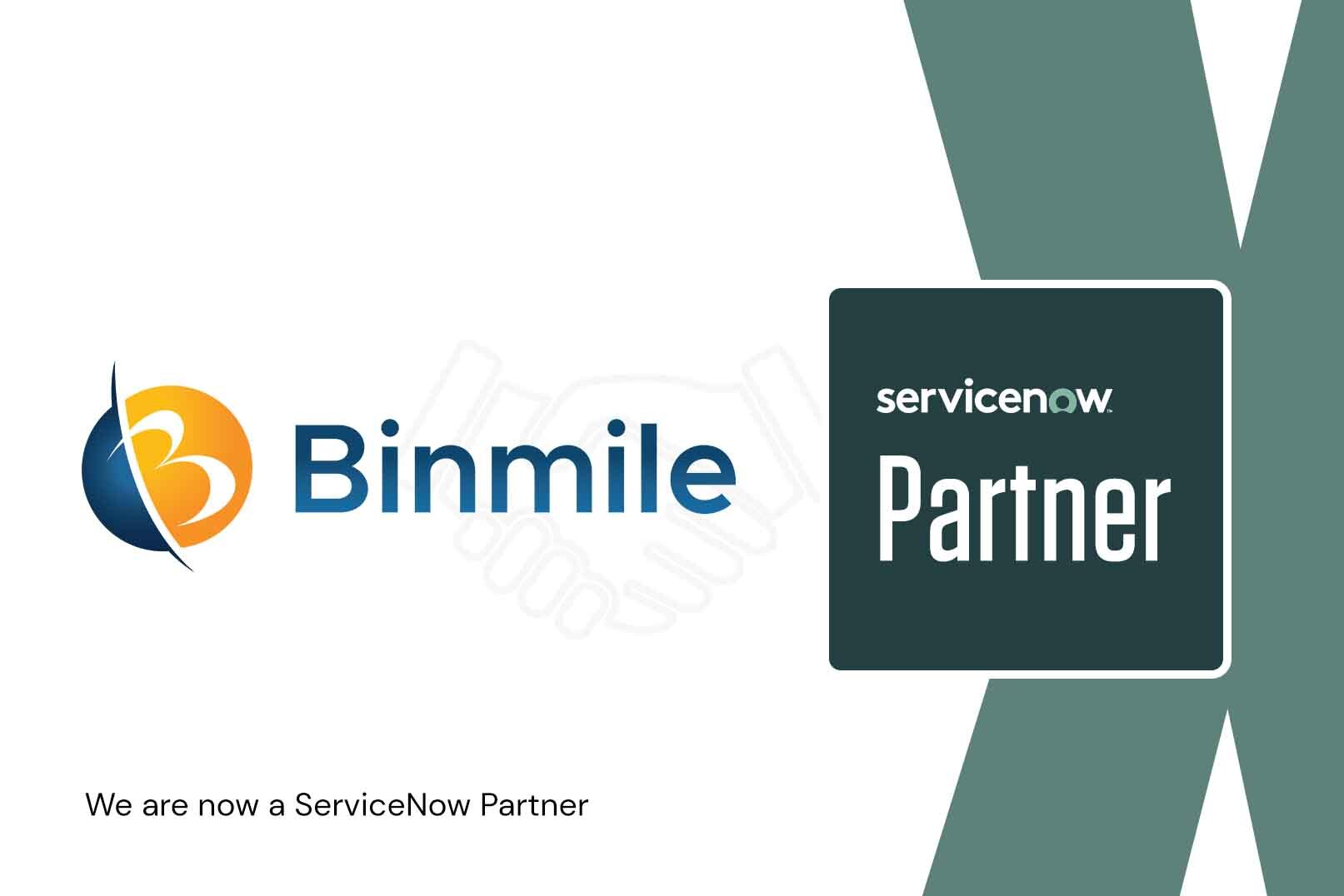 Binmile Forges Long-term Partnership with ServiceNow