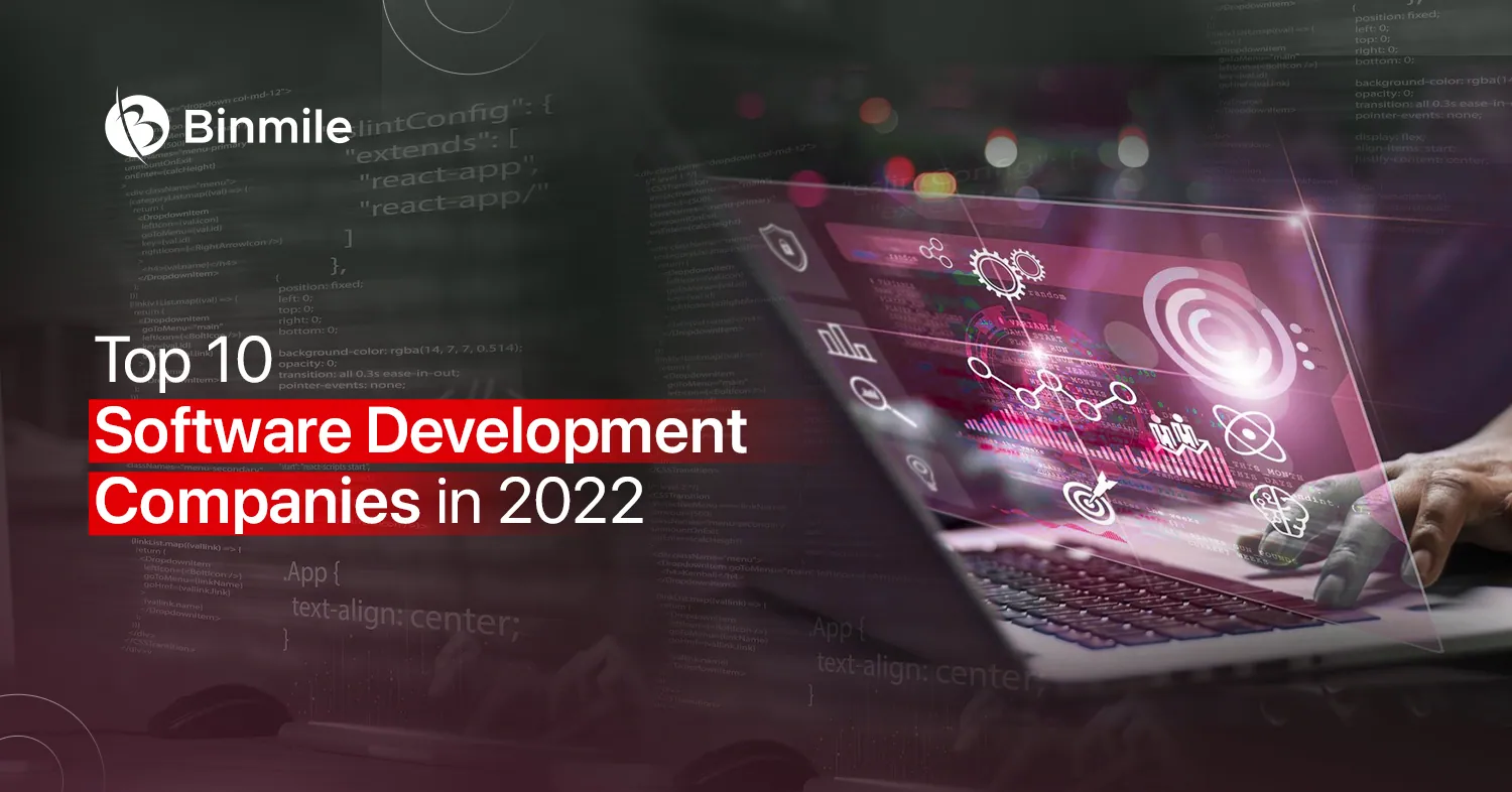 Top 10 Software Development Companies in 2022 | Binmile