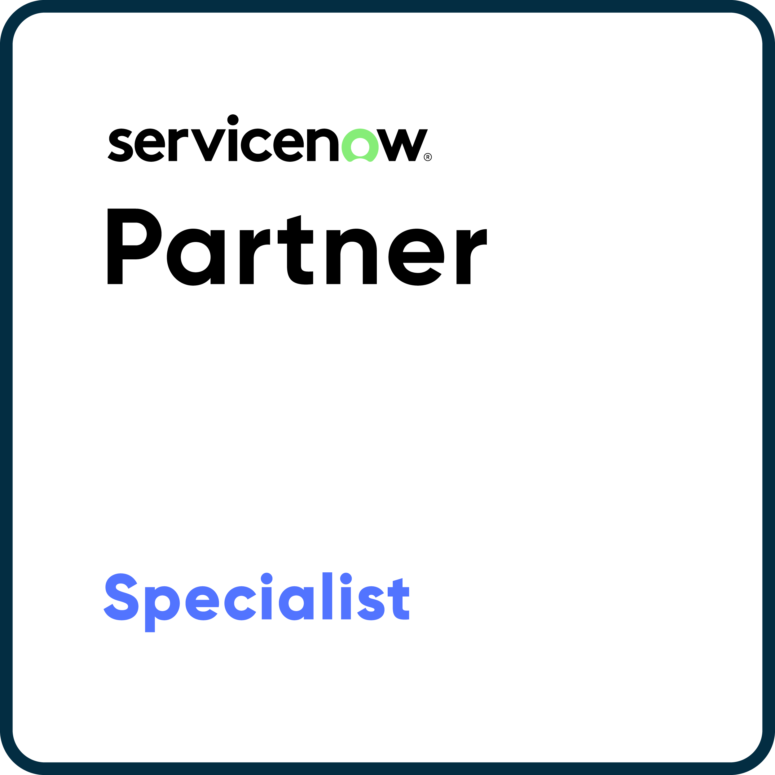 ServiceNow Partner Specialist