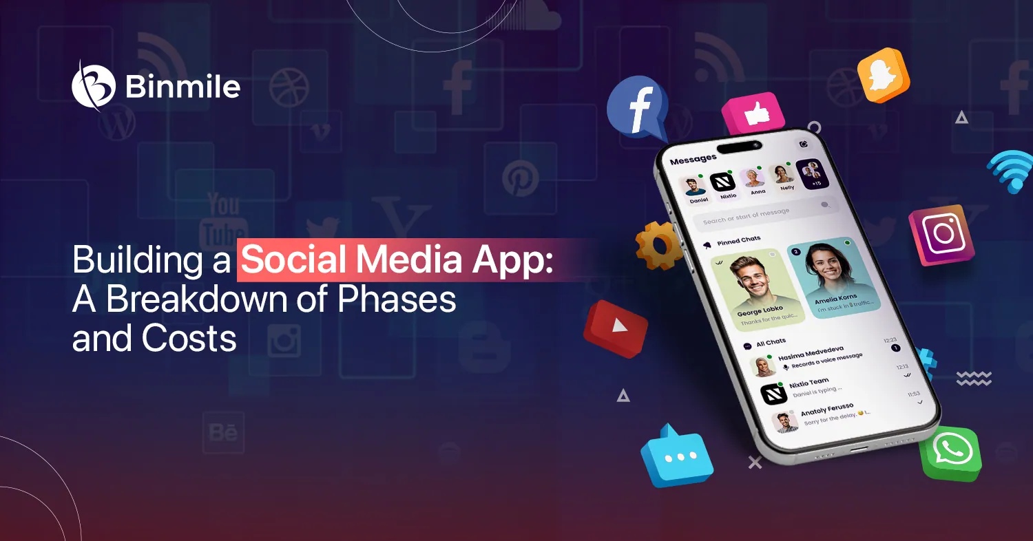 Cost of Developing a Social Media App | Phases and Cost | Binmile