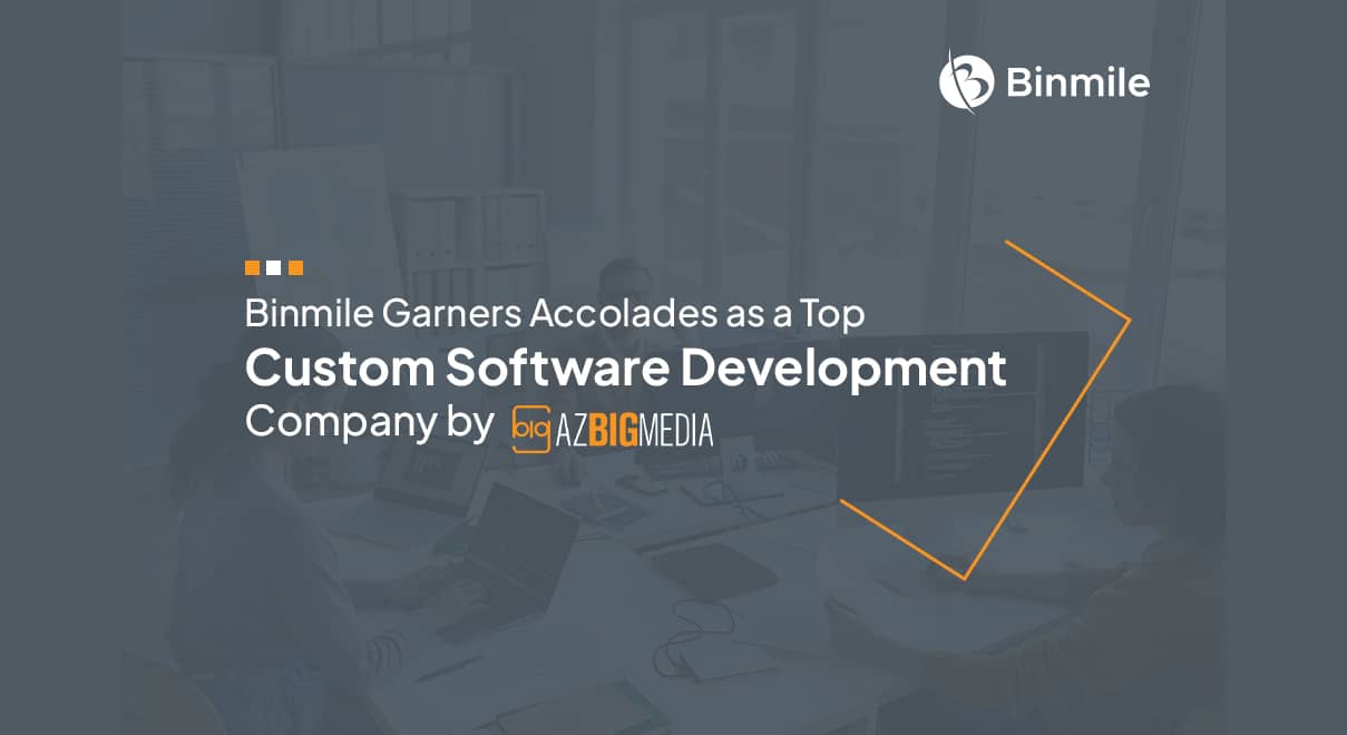 Binmile Garners Accolades as a Top Software Company by AZ Big Media