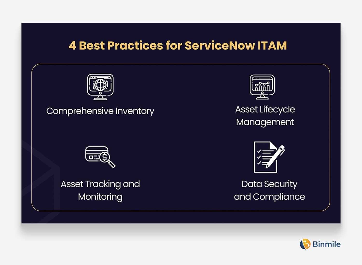 4-Best-Practices-for-ServiceNow-ITAM | Binmile
