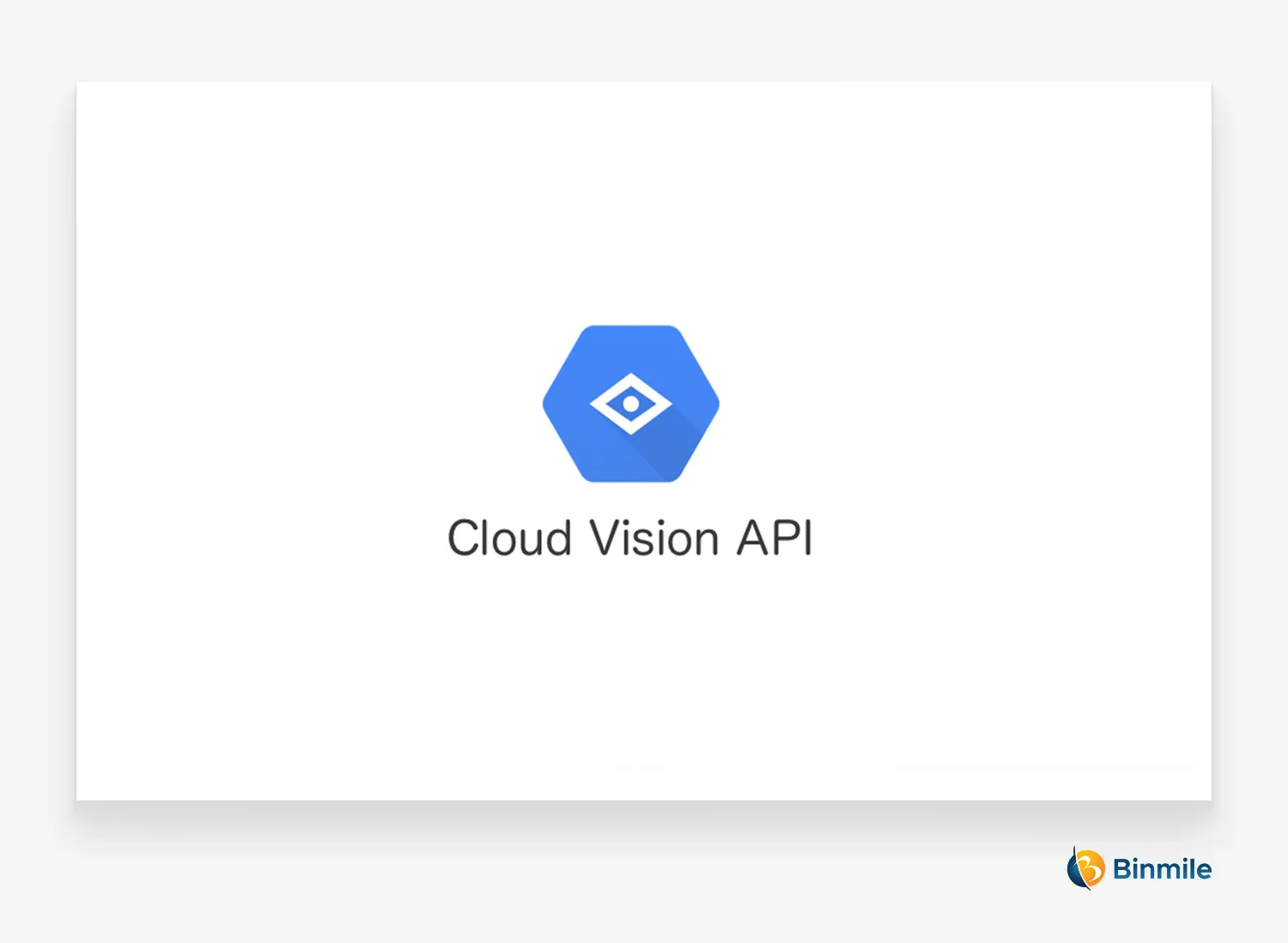 Google Cloud Vision API | Binmile