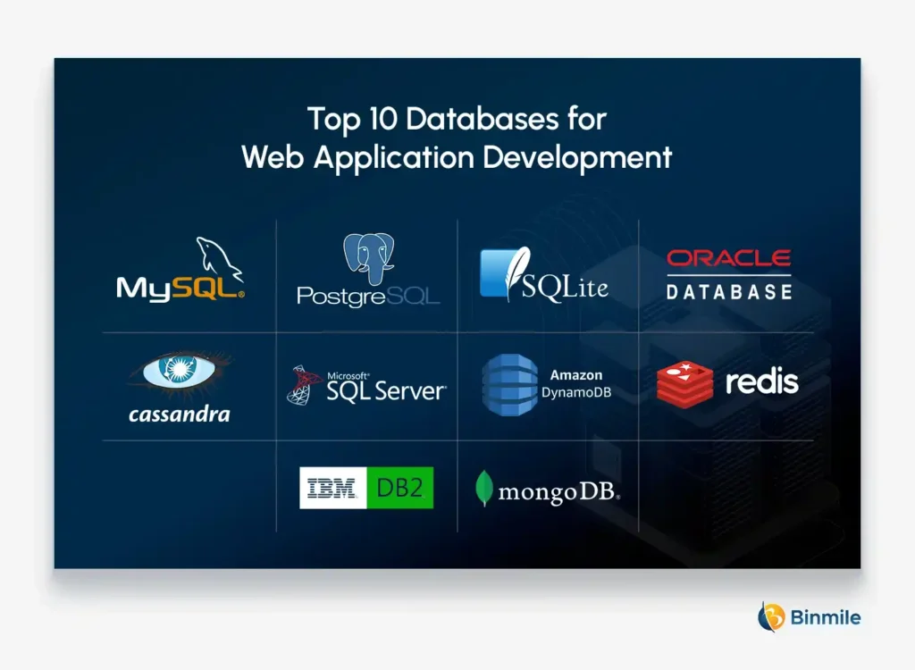 Top 10 Databases for Web Application Development | Binmile