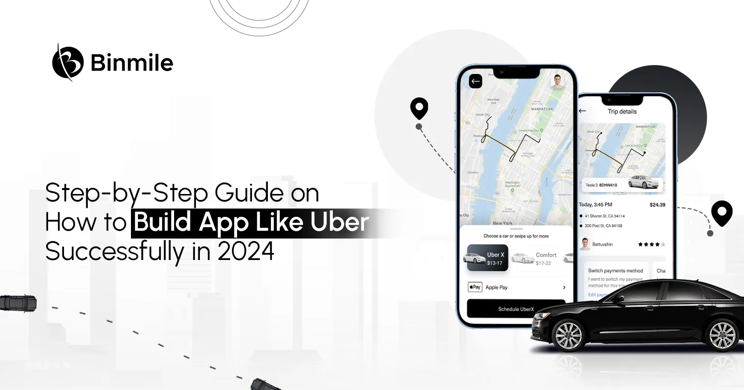 How to Develop an App Like Uber | Cost | Guide | Binmile