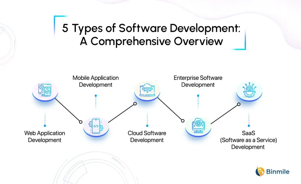 5 Types of Software Development | Binmile