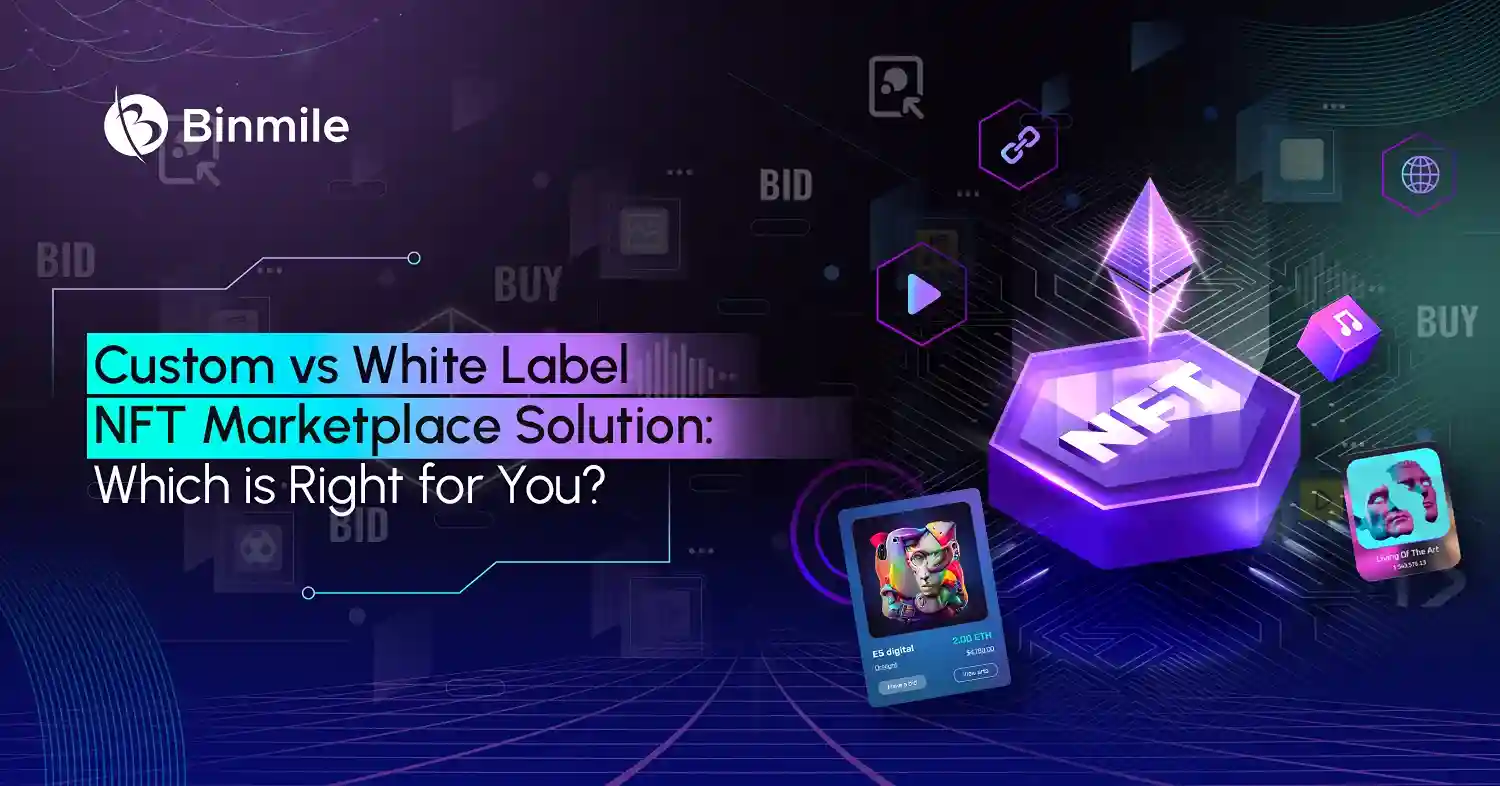 Custom or White Label NFT Marketplace | Binmile