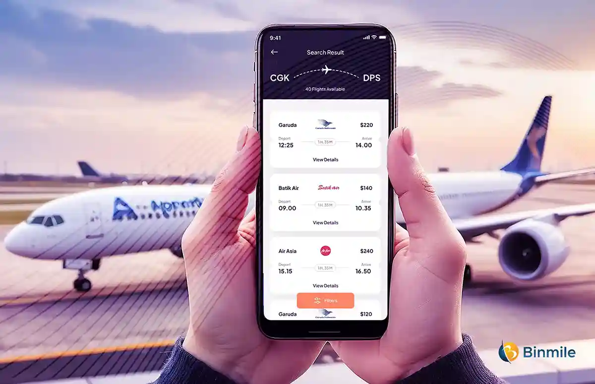 Flight Booking App Introduction | Binmile