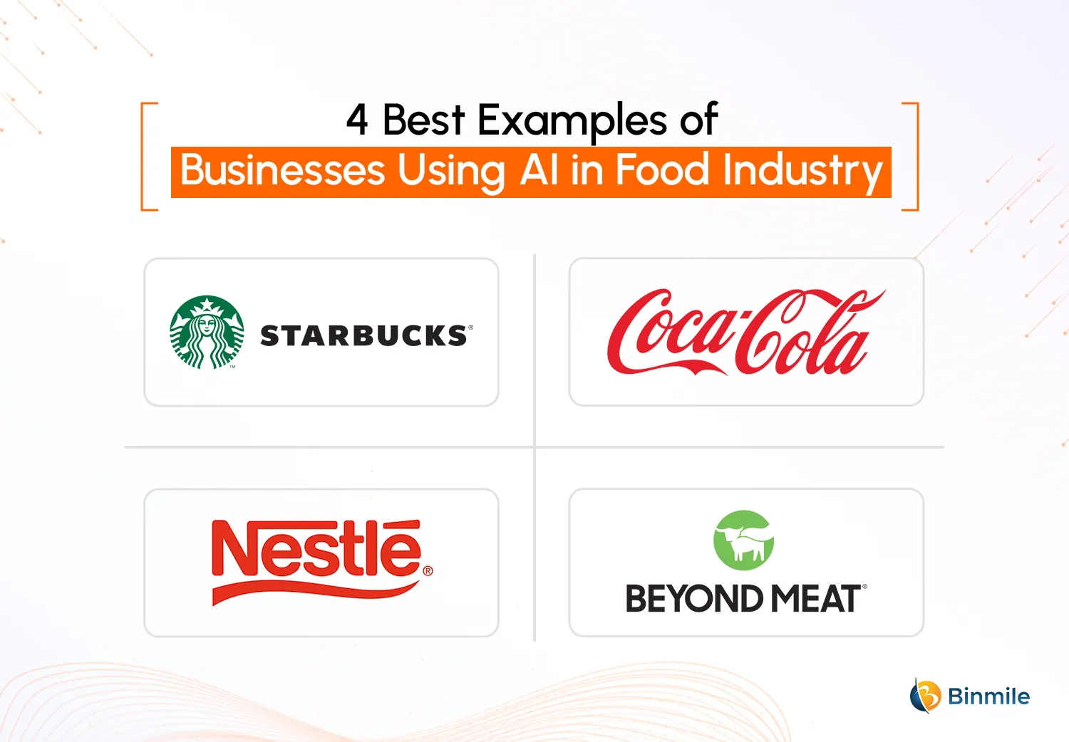 Best Examples of Businesses Using AI in Food Industry | Binmile