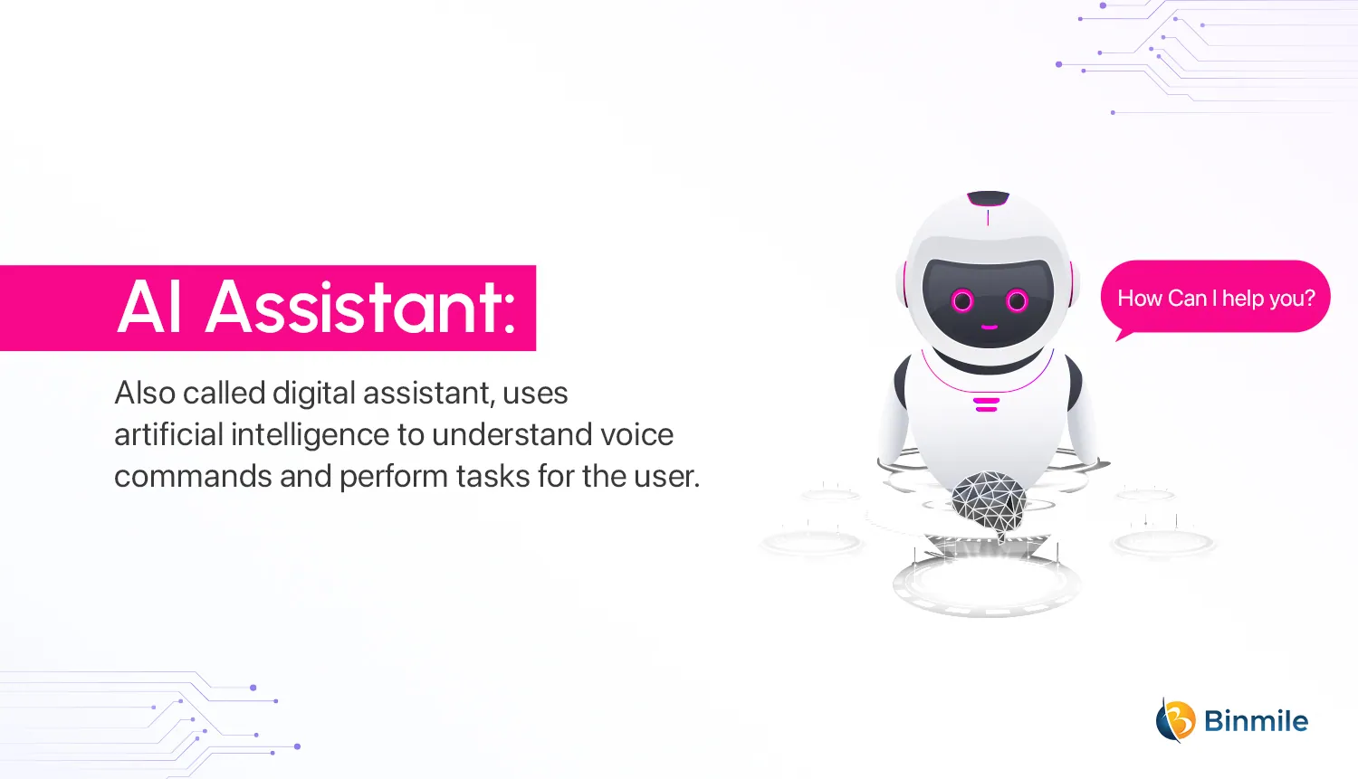 What is an AI assistant | Binmile