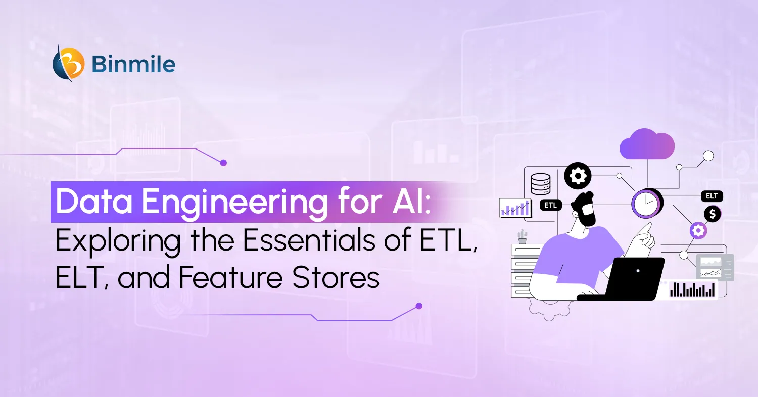 Data Engineering for AI With ETL, ELT & Feature Stores | Binmile