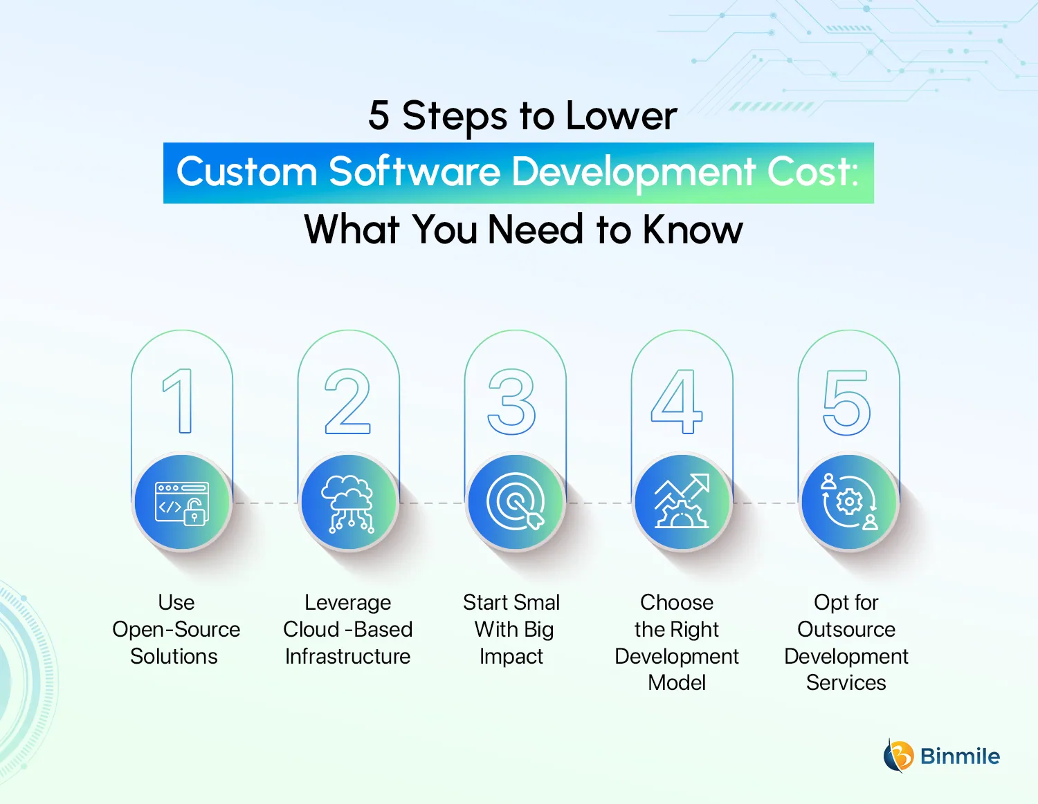 How to Reduce Software Development Cost | Binmile